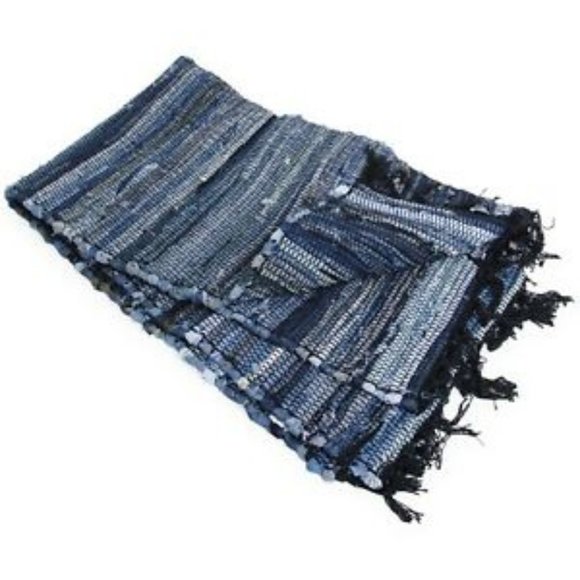 room 2 room Accents Add A Dash Of Style With A Recycled Denim Throw Rug 3in X 50in Poshmark